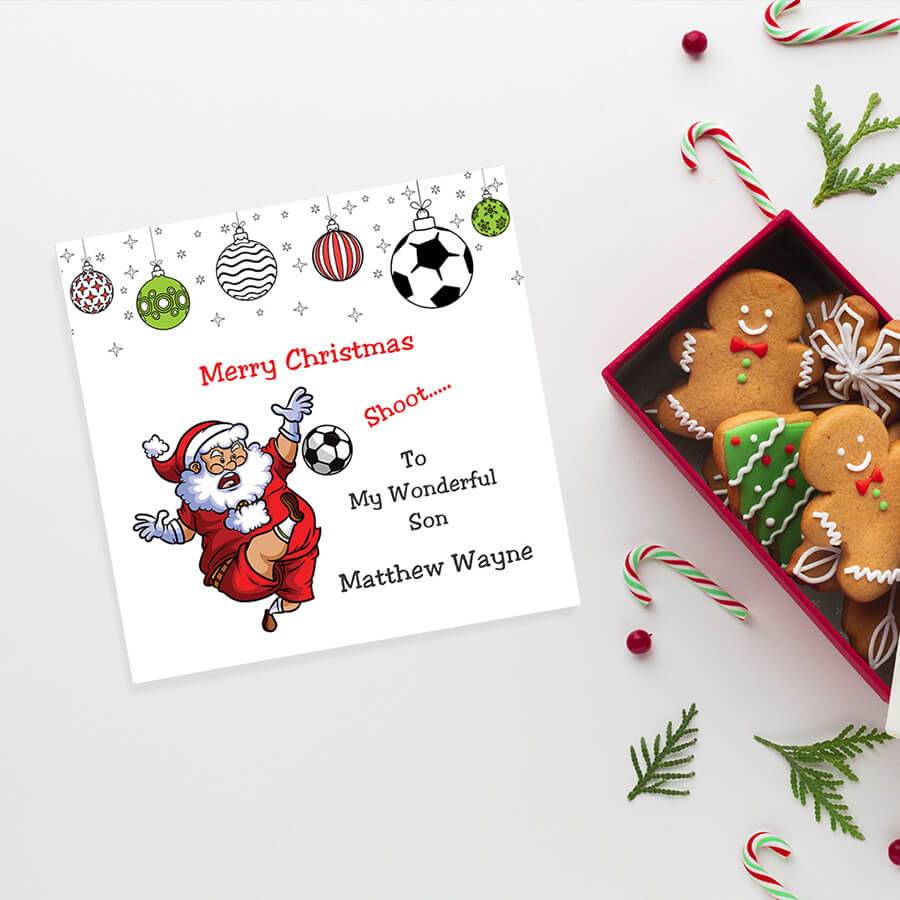 Christmas card for young grandson