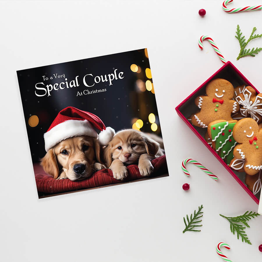 Unique dog Christmas cards