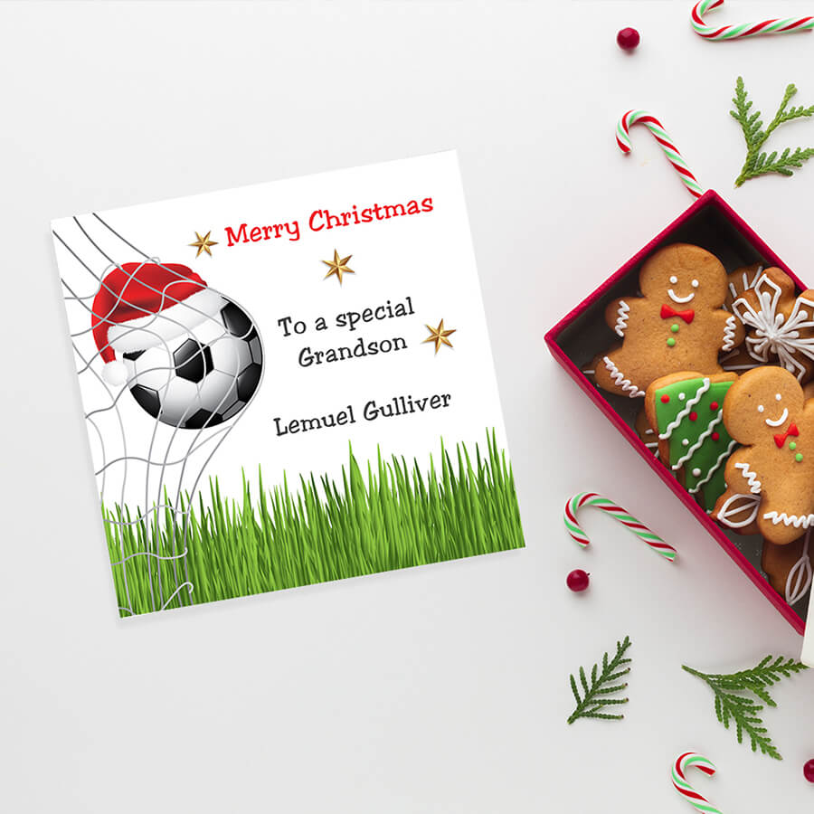 personalised christmas cards grandson