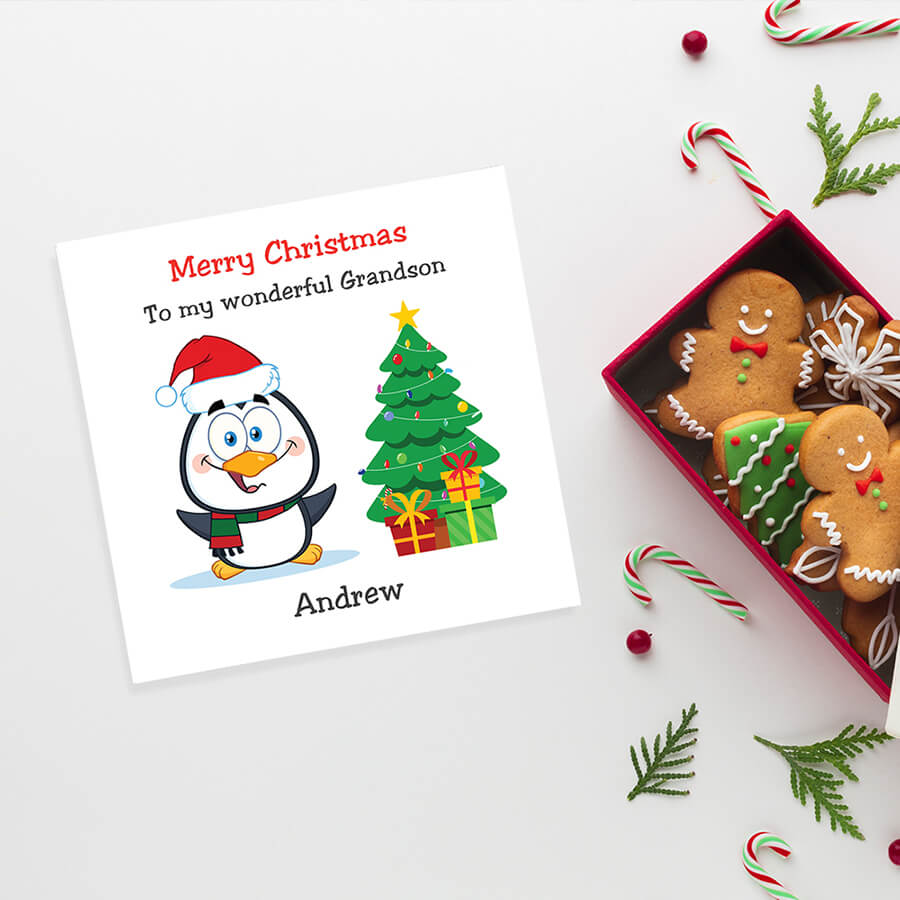 grandson christmas card