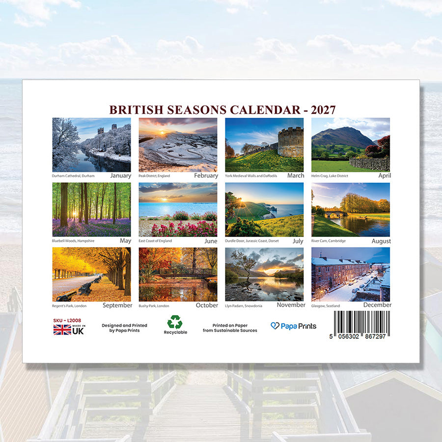 British Seasons Calendar 2027