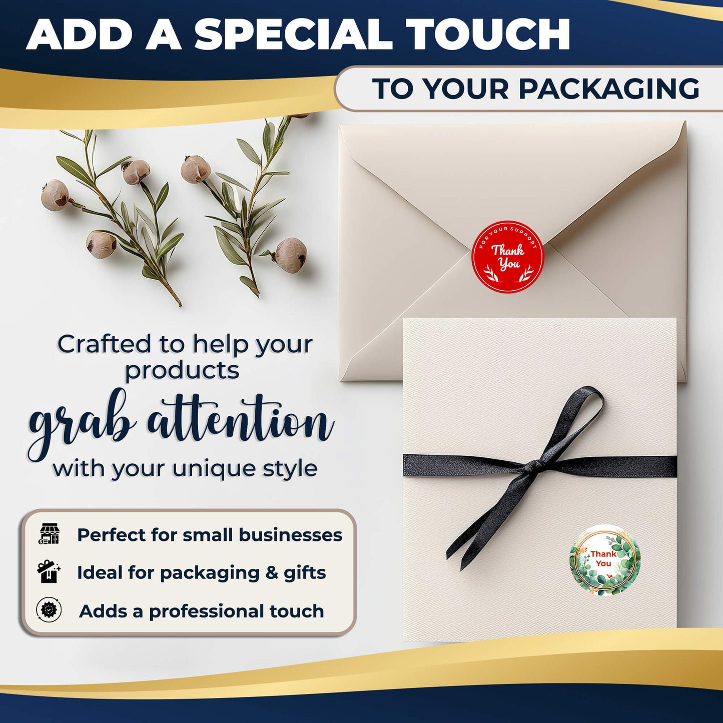 Personalised Logo Stickers - Round - Premium Paper