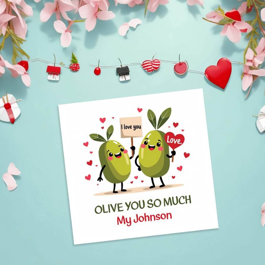 Beautiful Valentine’s Greeting Card with Sweet Quote