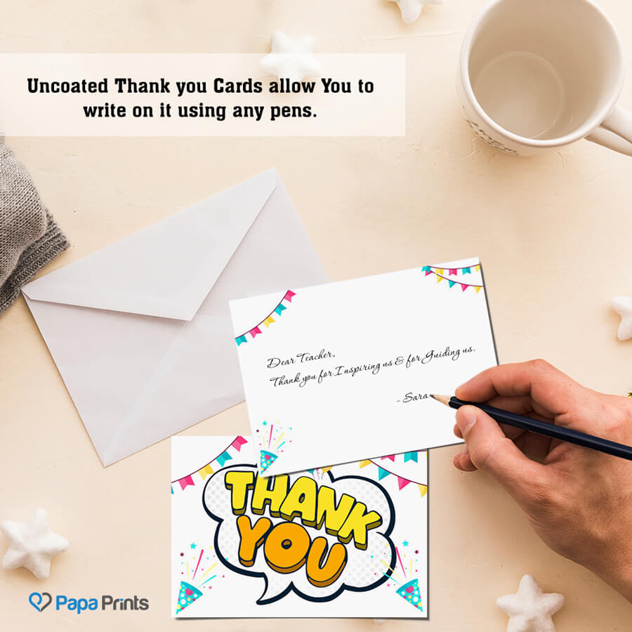 Elegant Thank You Postcards
