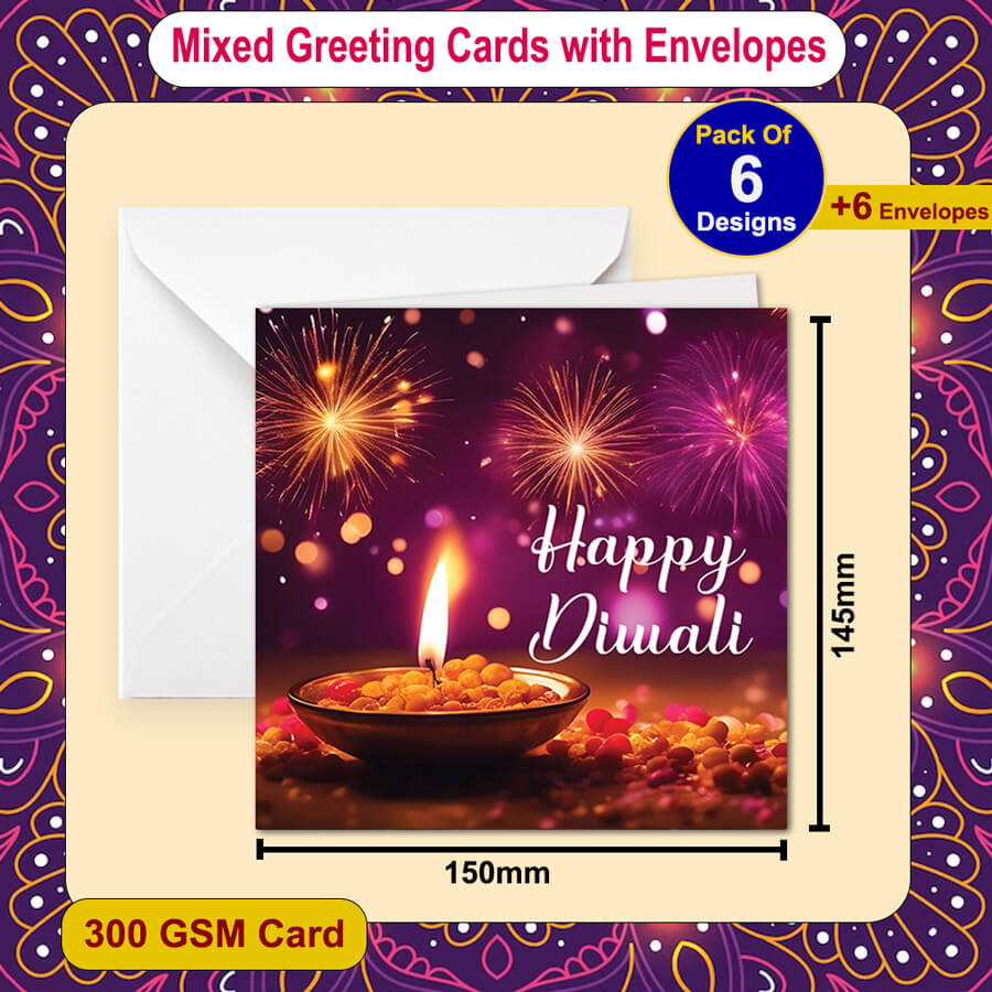 Diwali festival cards