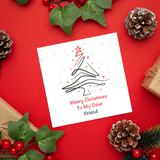 christmas card for friend