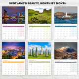 12-month Scotland calendar 2026 UK editioN