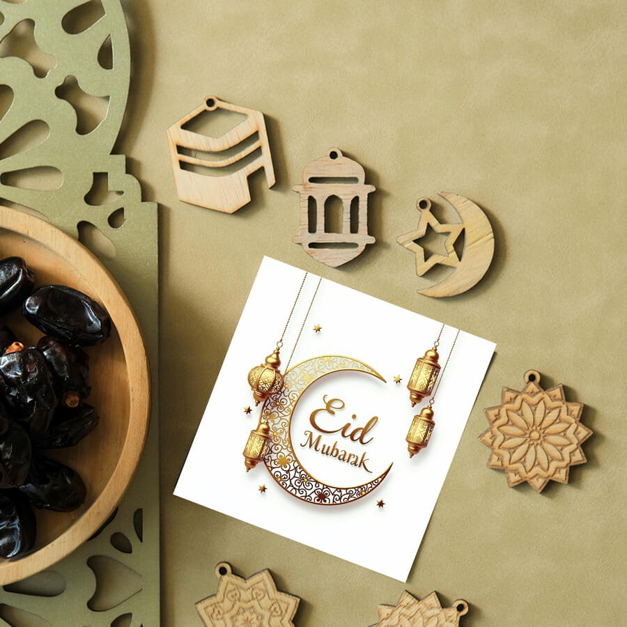 Mubarak Greeting Cards