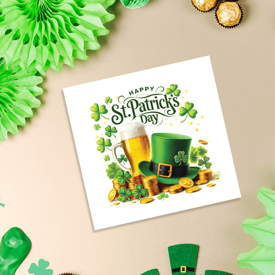 Pack St Patrick’s Day Card 145x150mm