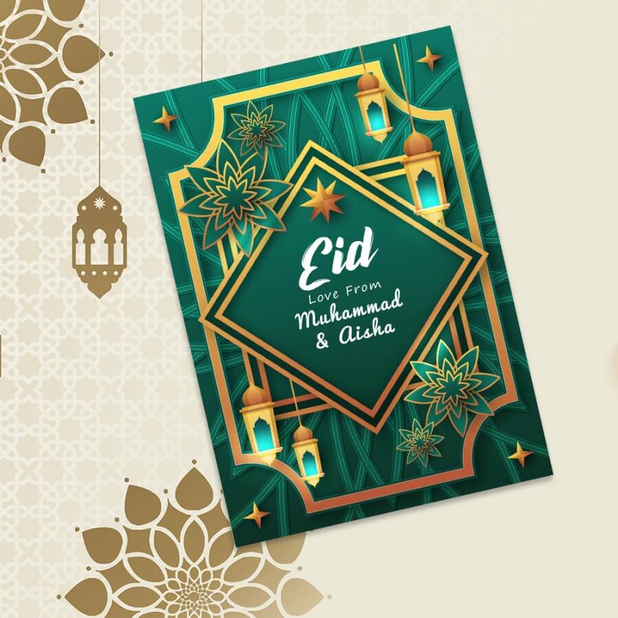 Festive Eid Mubarak cards