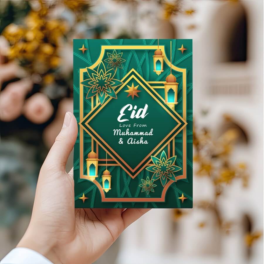 Custom Eid cards for kids