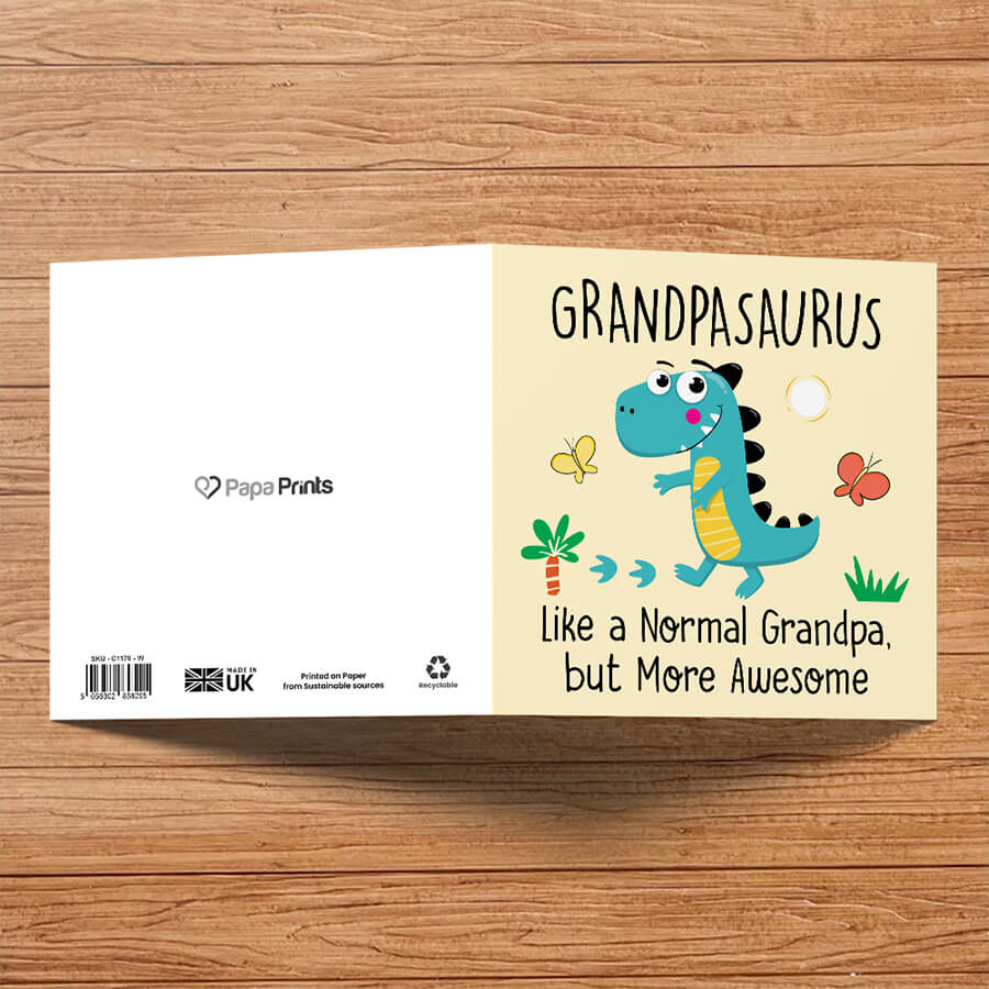 Cute Dinosaur Cards for Family