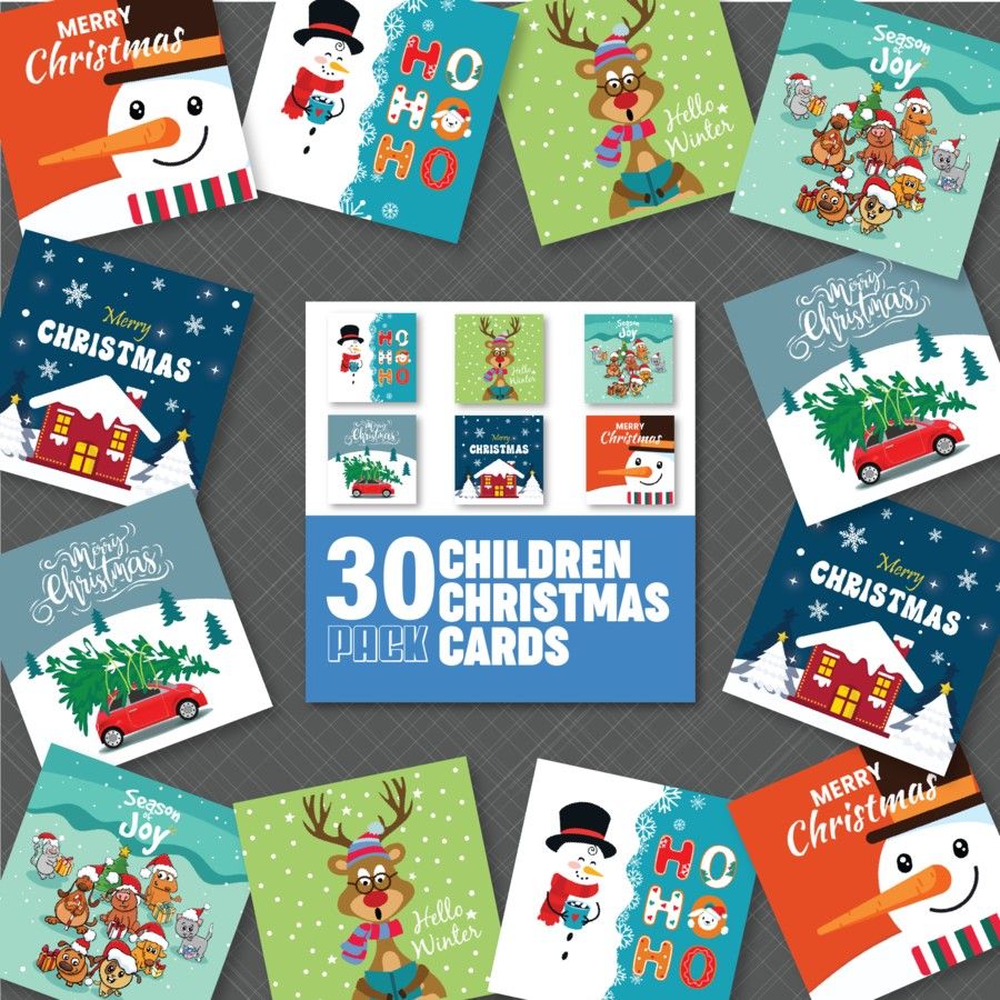 children christmas cards