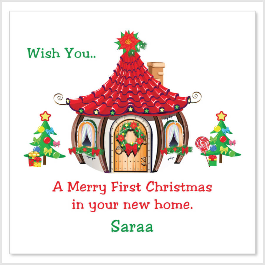first christmas card