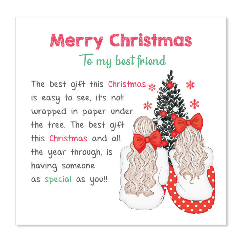 special friend christmas card