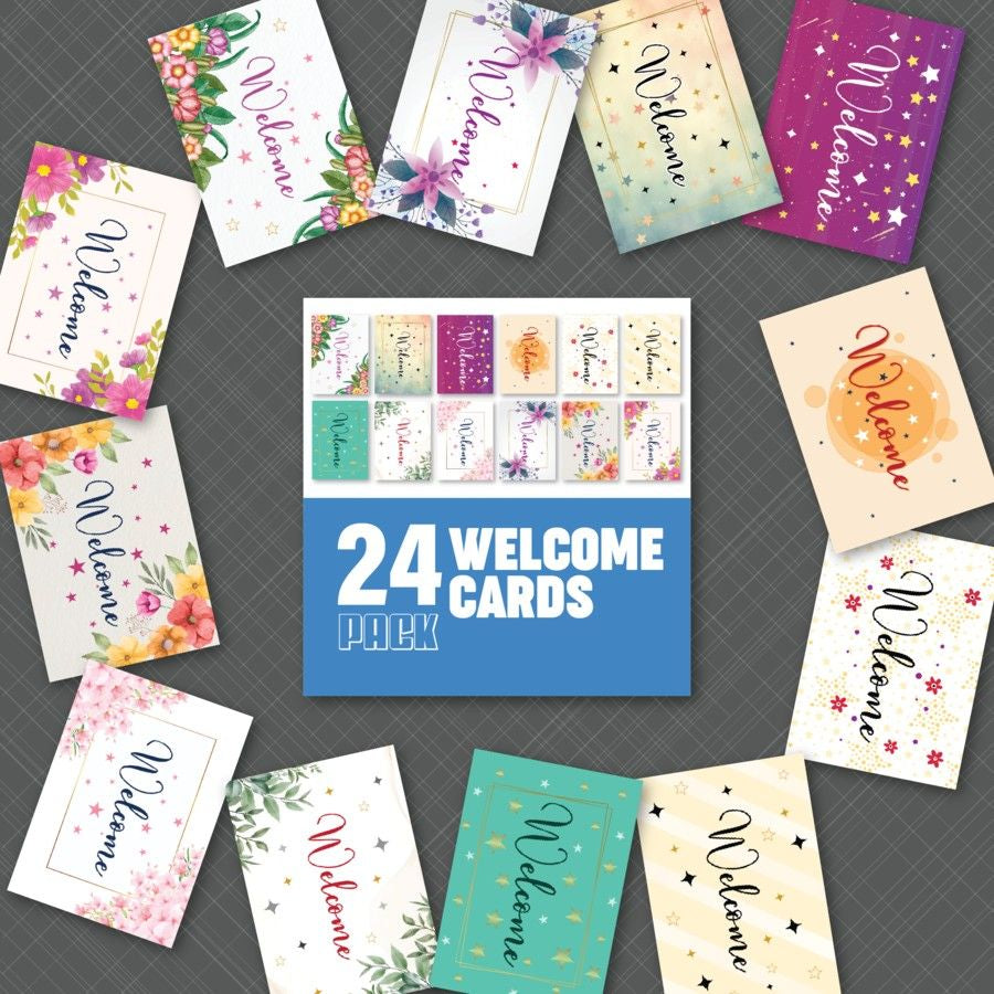 Personalized welcome greeting cards