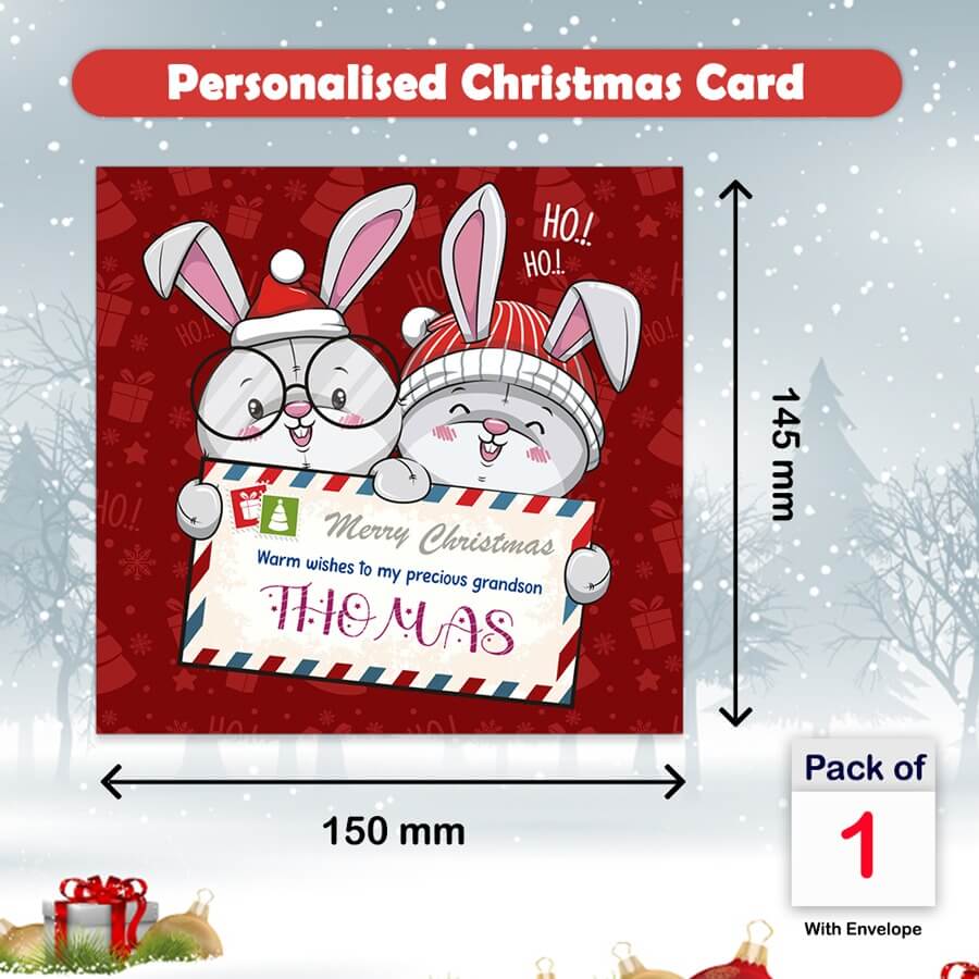 personalised xmas cards