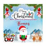personalised xmas card