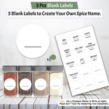 Minimalist Spice Jar Labels