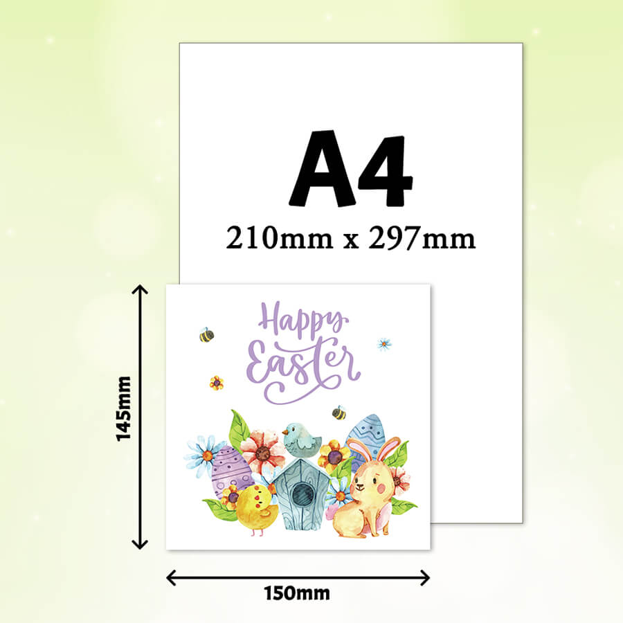 easter bunny greeting card uk