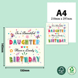 Colorful Text Birthday Greeting Card