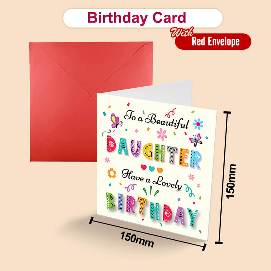 Colorful Text Birthday Greeting Card