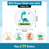 Dino label for kids