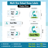 School name labels