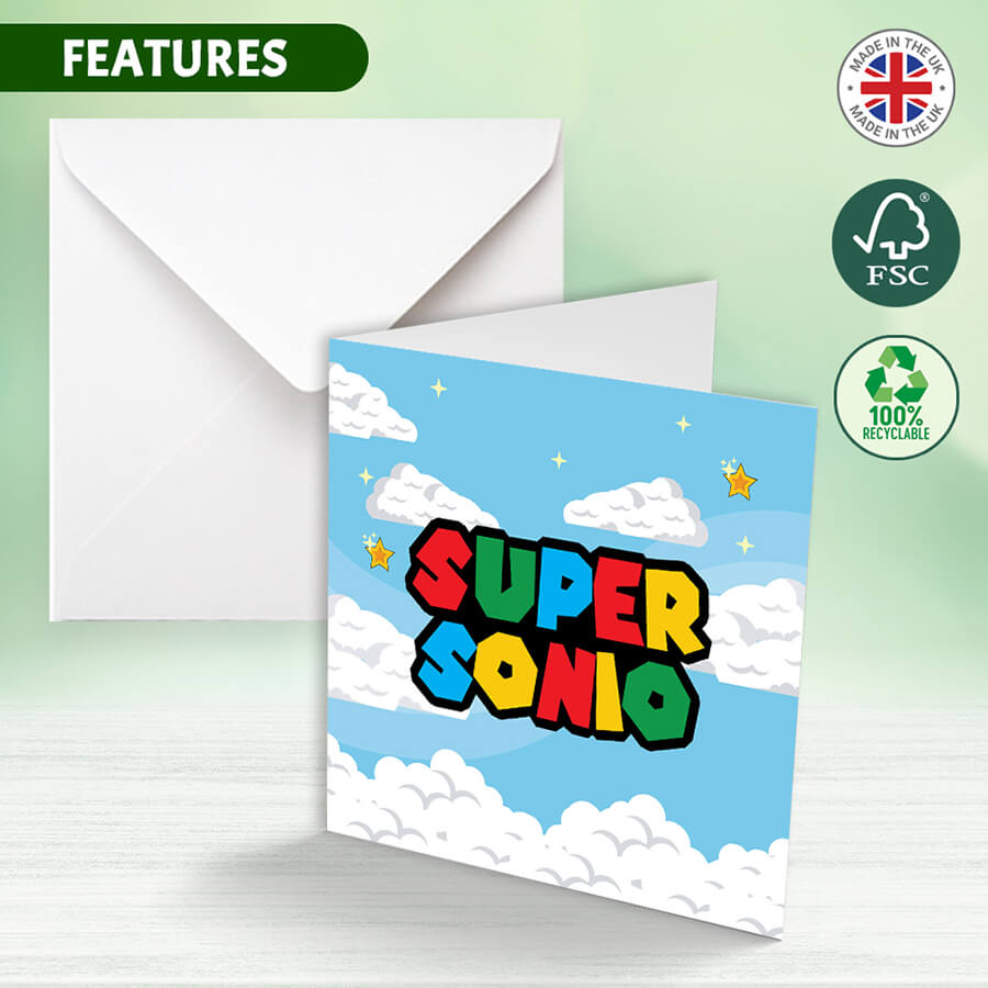 Super Birthday Greeting Card