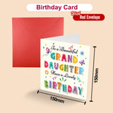 Colorful Text Birthday Greeting Card