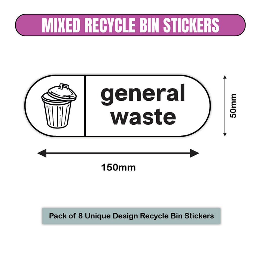 recycling stickers