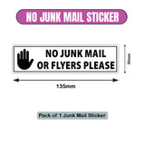 no junk mail stickers
