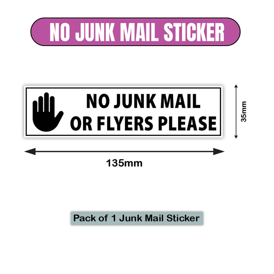 no junk mail stickers