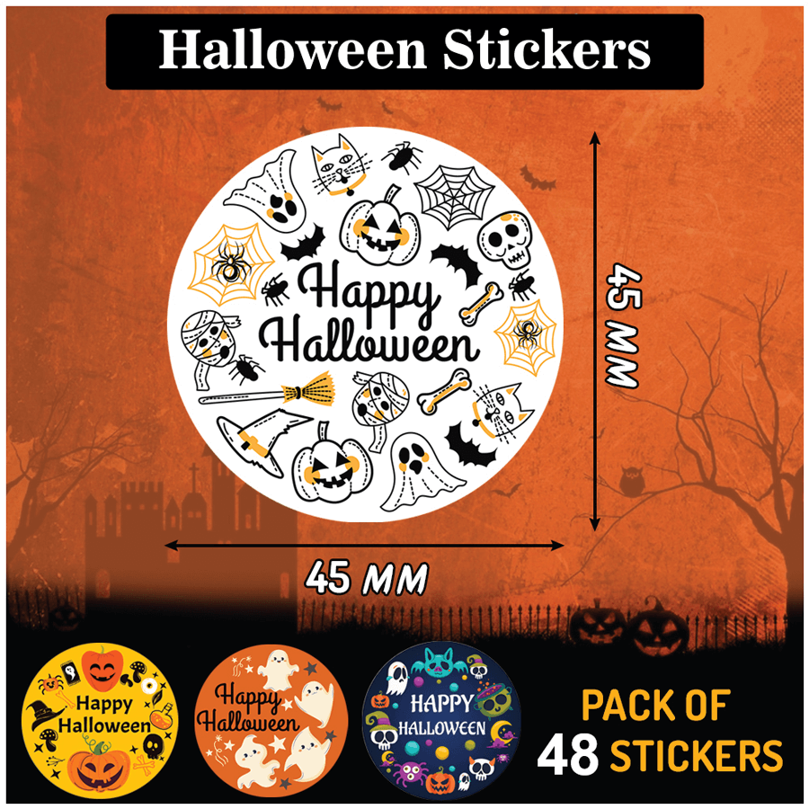Happy Halloween Stickers