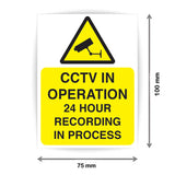 security camera sign