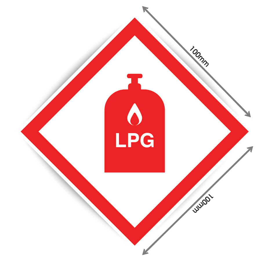 LPG Campervan Stickers 