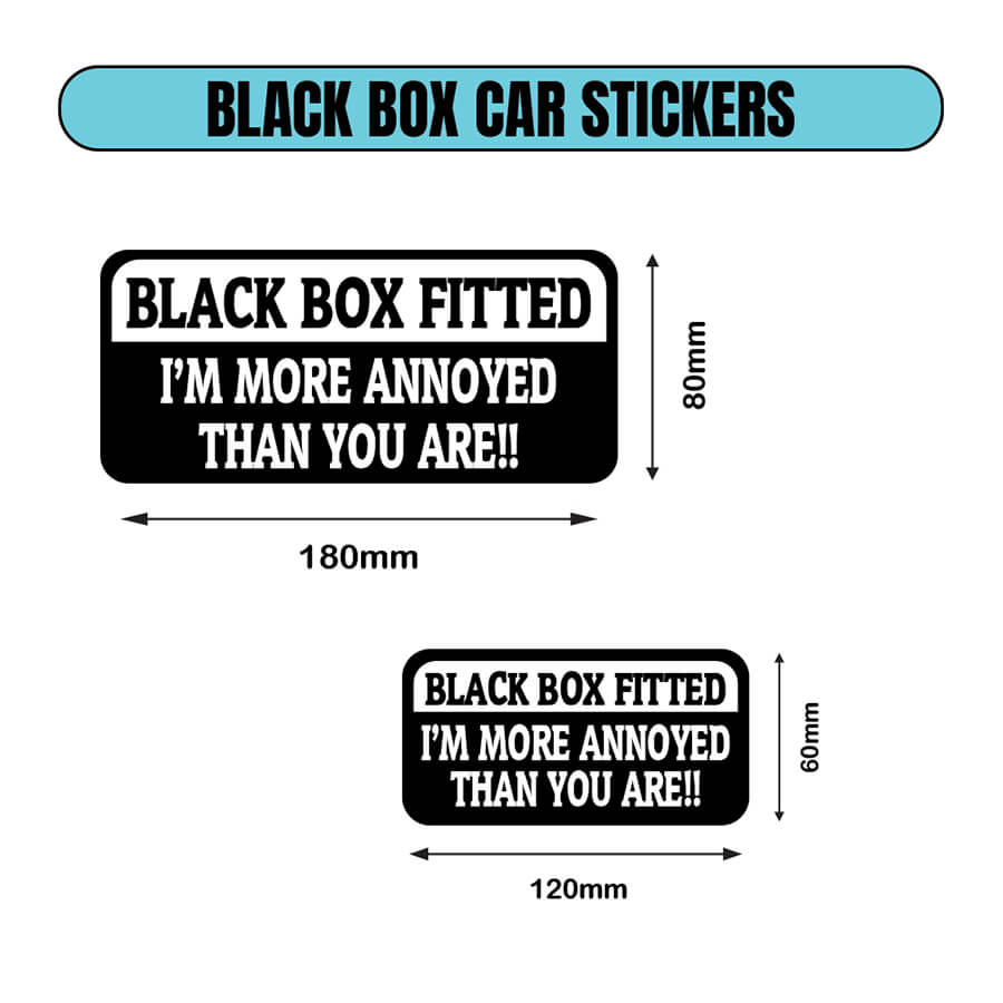 Black Box Sticker Car Pack 