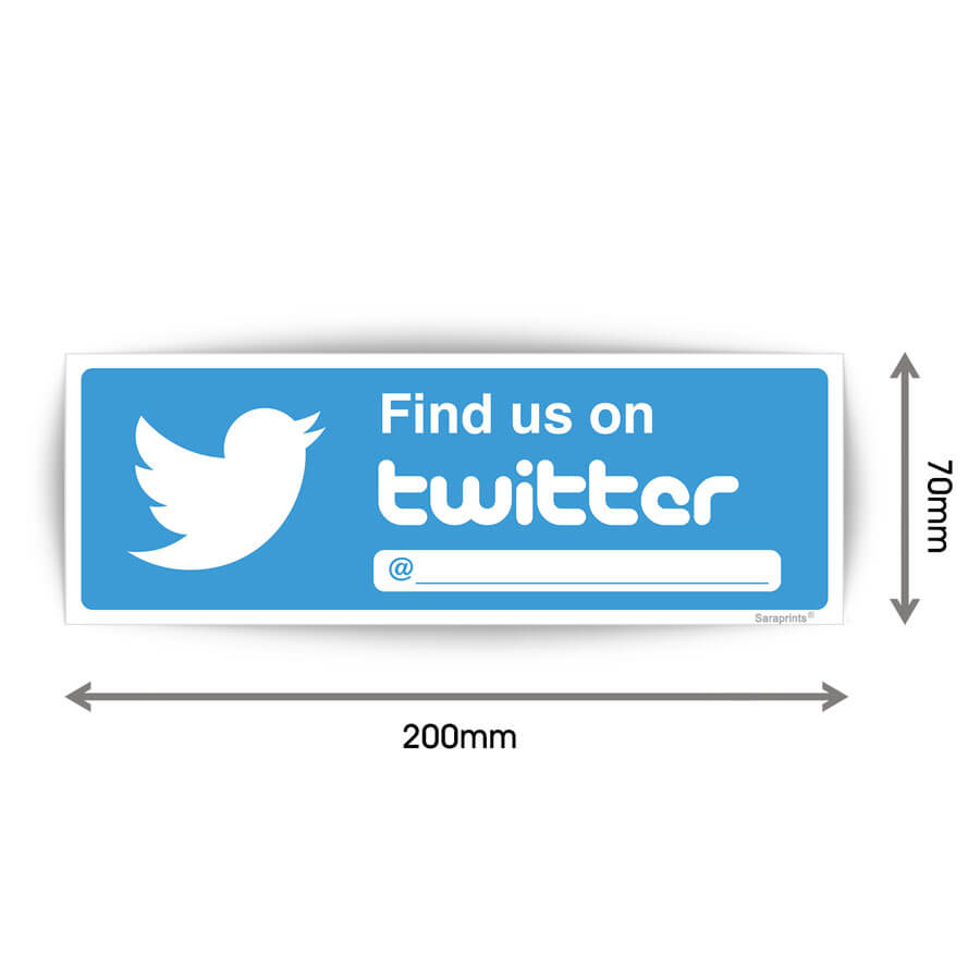 Find Us Un Twitter Vinyl Labels