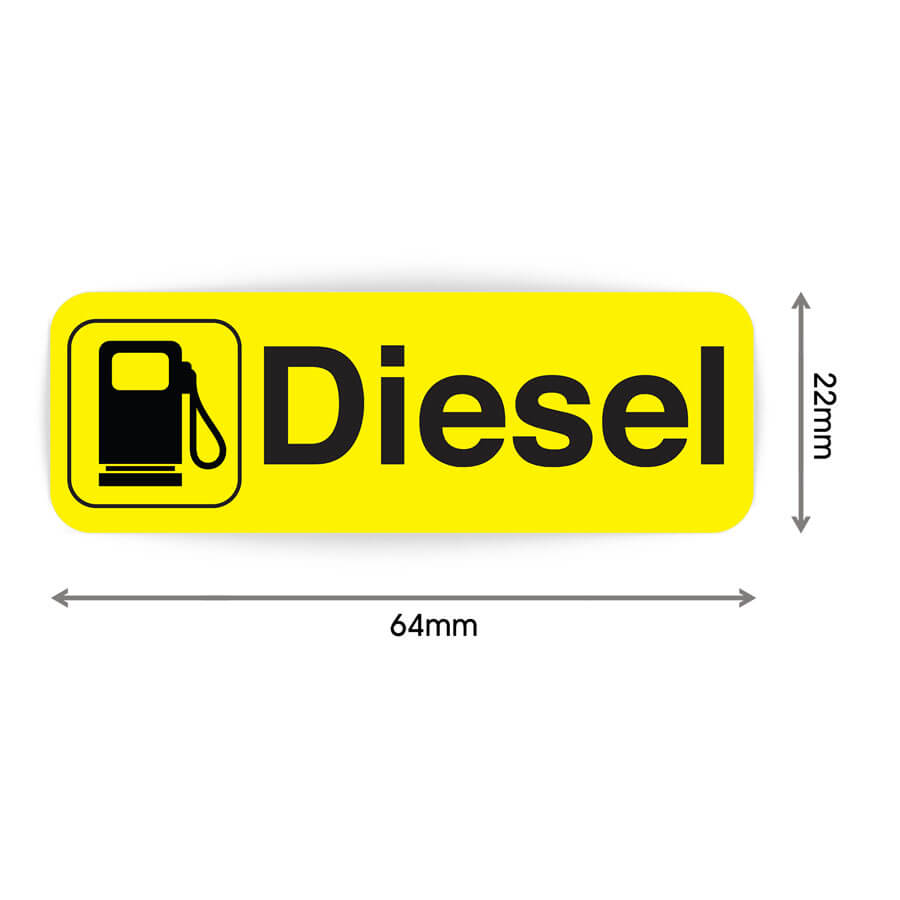 Car fuel sticker for diesel/Fuel sticker/Self-adhesive diesel fuel ...
