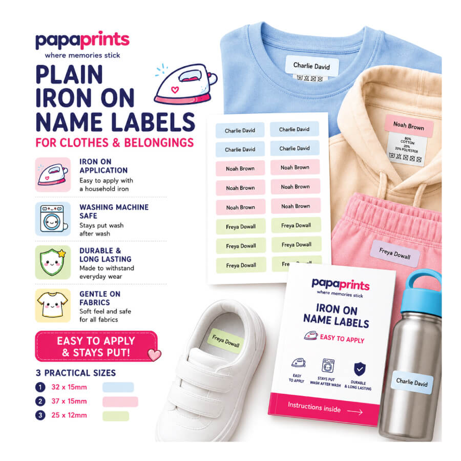Iron On Name Labels