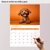 Cockapoo wall calendar 2026 