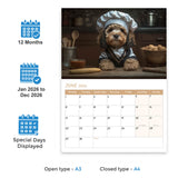 2026 Cockapoo monthly calendar