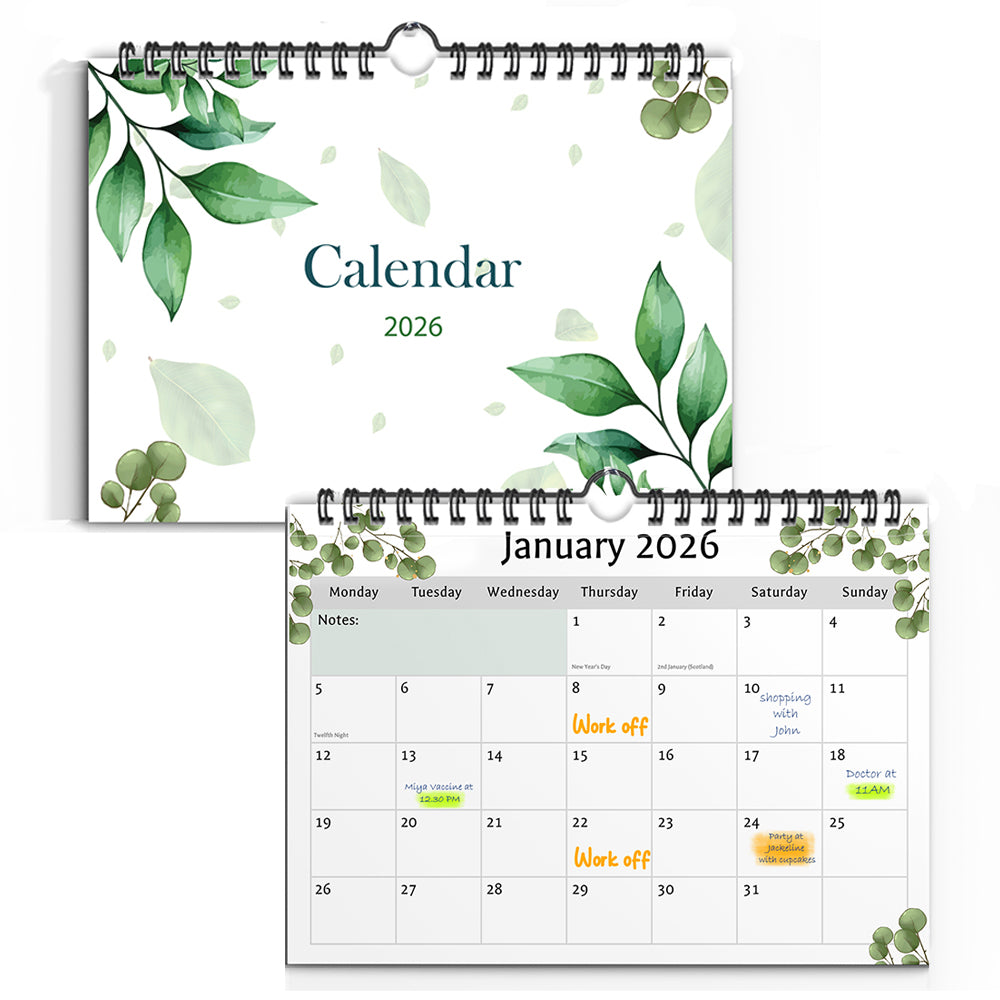 wall calendar 2026