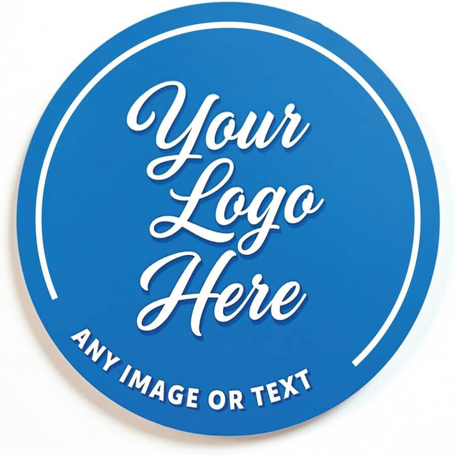 Personalised Logo Stickers - Round - Premium Paper