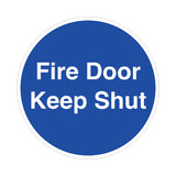fire door keep shut sign