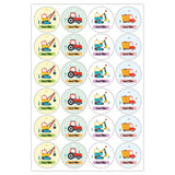 Construction name label