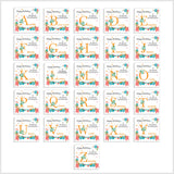 Personalised Initial Birthday Cards with Envelopes (A-Z)