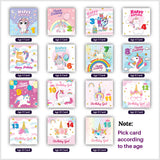 Magical Milestones: Unicorn Age-Wise Birthday Cards (Ages 1-15)