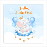 Welcoming Baby Card - Unisex Design for Boys and Girls