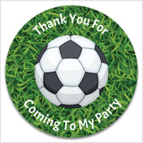 Football Party Favor Stickers - Thank You for Coming!
